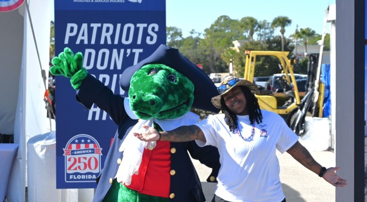 Celebrating Safety with Race Fans at Daytona